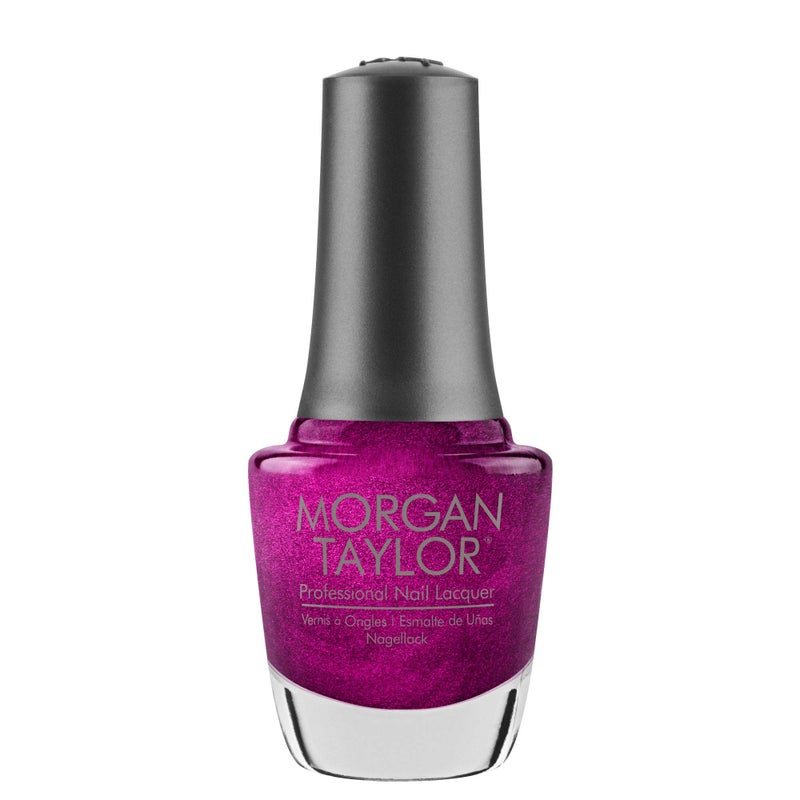 Morgan Taylor Nail Lacquer (I'm From The Fuchsia) Metallic Purple Professional Lacquer, Vibrant, Chip-Resistant, Fast-Drying, Long-Lasting, High-Shine, Perfect for Manicures & Pedicure, 0.5 ounce. - Image 1